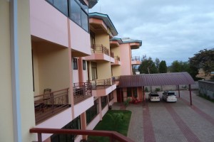 Stella Maris Hotel; view from our balcony.