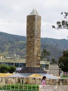 Monument in Saraguro